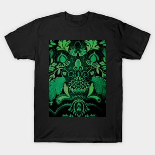 EMERALD GREEN ARTS CRAFTS RUG ART DECO DESIGN T-Shirt